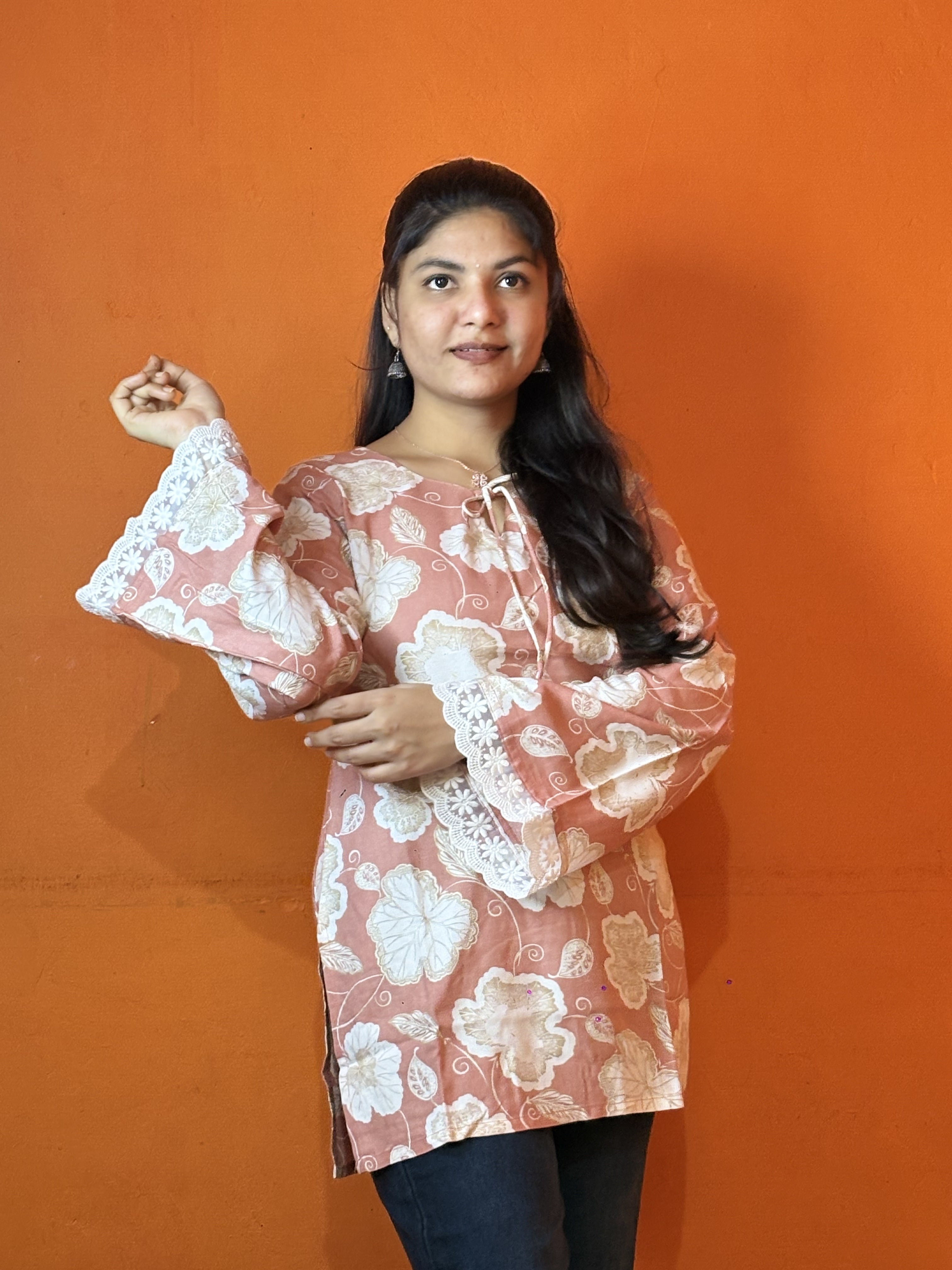 Bell Sleeves Short Kurtis