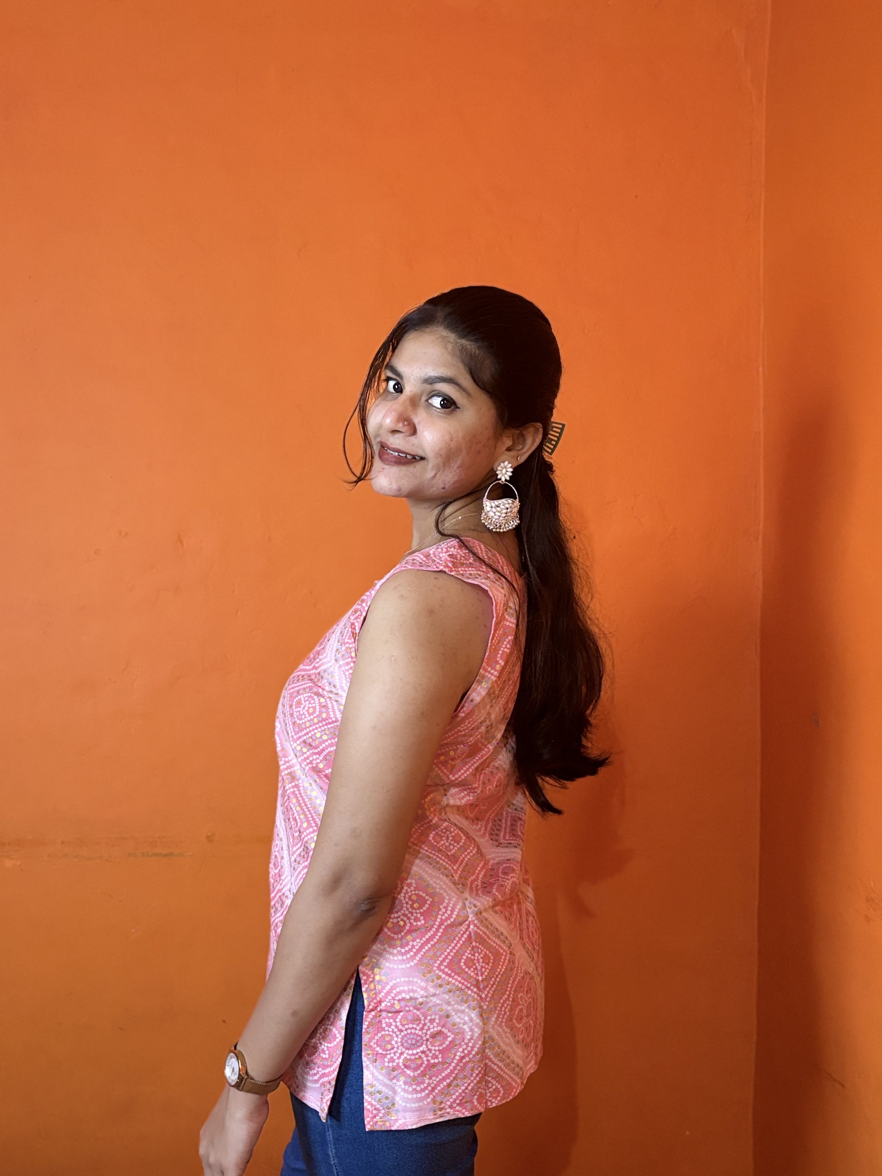 Sleeve-less  Short Kurtis